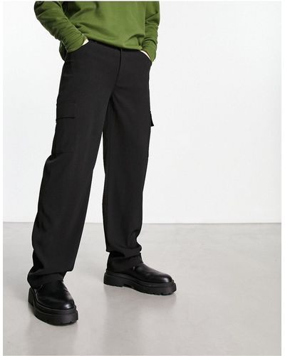 Black Collusion Pants, Slacks and Chinos for Men | Lyst