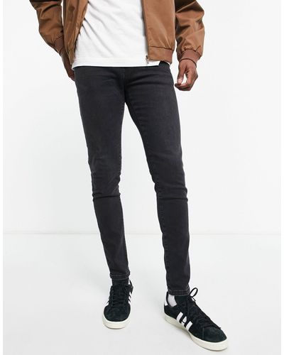 Pull&Bear Skinny Jeans - Zwart