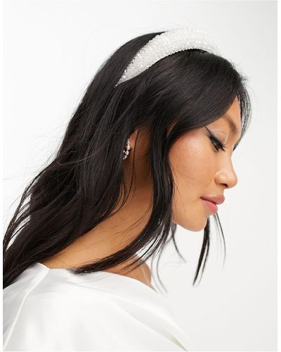 Y.A.S Bridal All Over Crystal Headband - Black