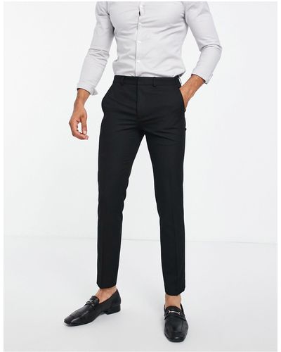 TOPMAN Pantalones s texturizados - Negro