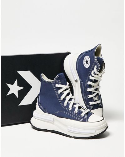 Converse Run Star Legacy Cx Hi - Hoge Sneakers - Blauw