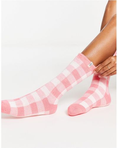 UGG Vanna Fleece Lined Socks - Pink