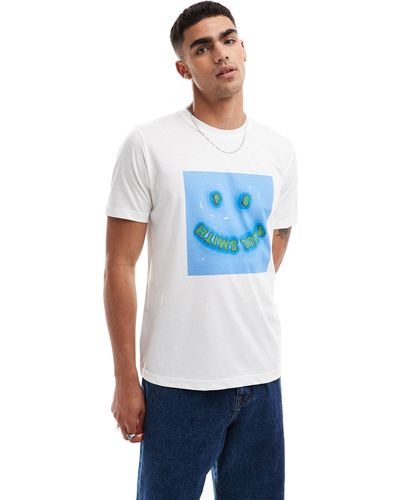 PS by Paul Smith T-shirt With Smile Print - White