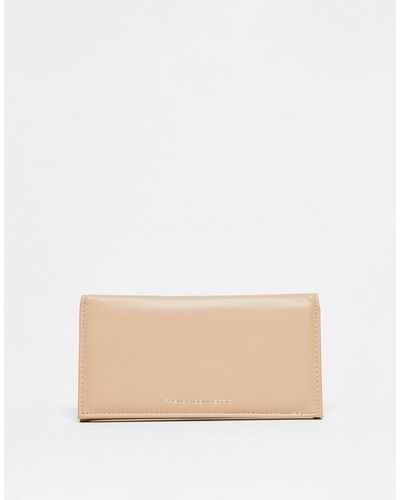 French Connection Fold Over Long Purse - Natural