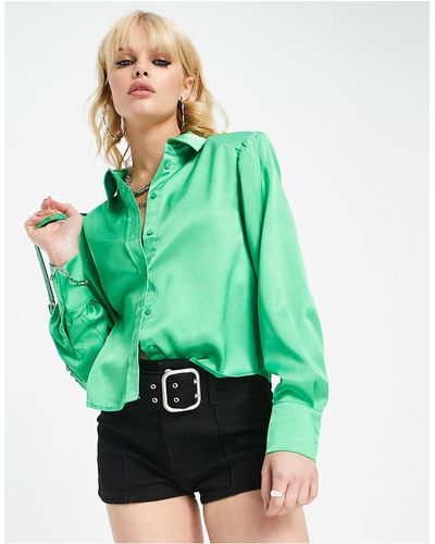 Vero Moda Long Sleeve Shirt - Green