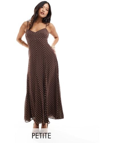 Forever New Strappy Midaxi Dress - Brown