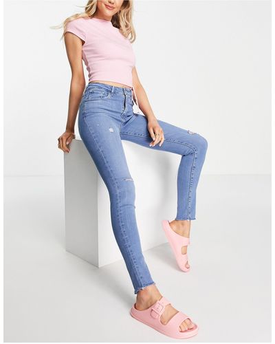 Levi's 501 Crop Jeans - Blue