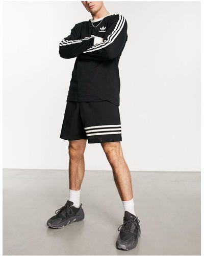 adidas Originals Neuclassics - Short Met 3-stripes - Zwart