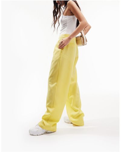 ASOS Everyday Slouchy Boy Trousers - Yellow