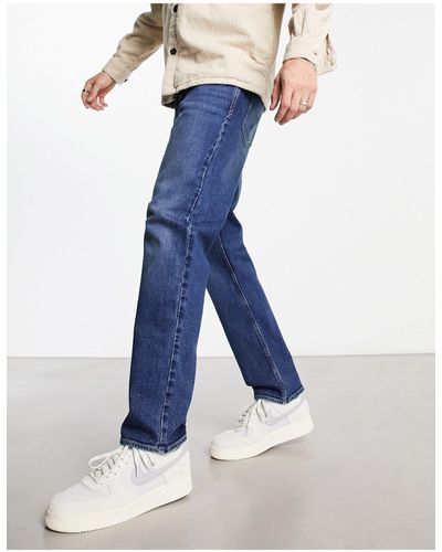 New Look Emmett - Smalle, stugge Jeans - Blauw