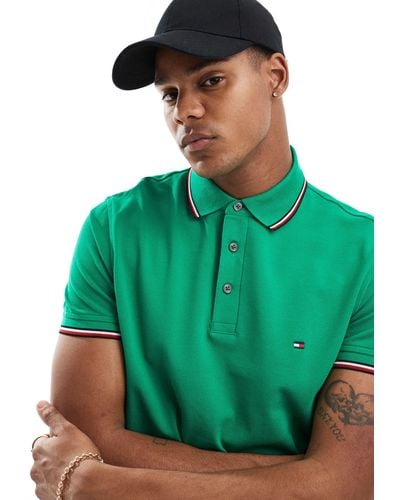 Tommy Hilfiger Slim Fit Polo - Green