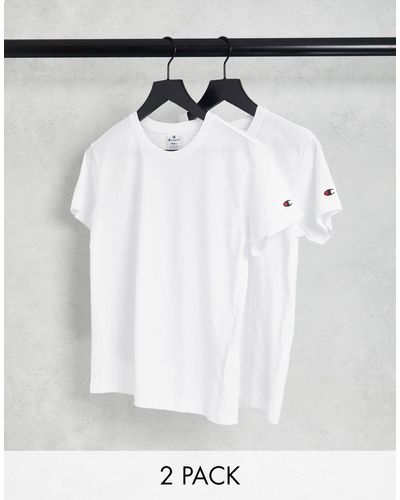 Champion Confezione da 2 t-shirt bianche - Bianco