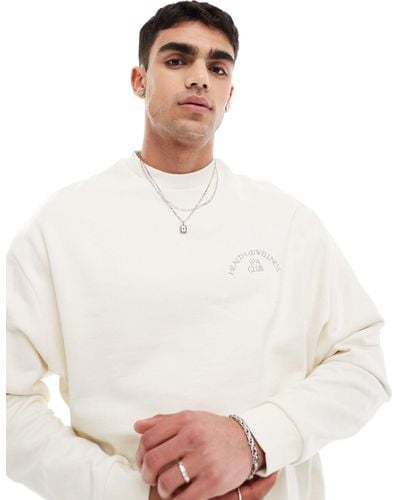ASOS Oversized Sweatshirt - White