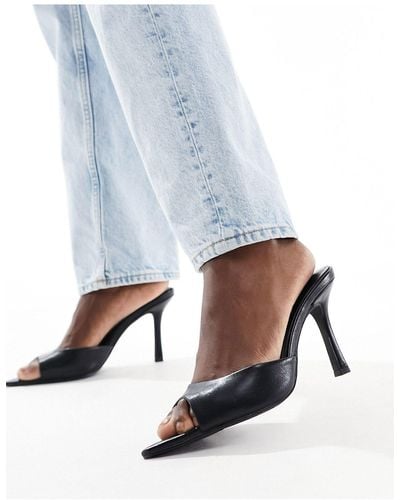 French Connection Stiletto Mules - Black