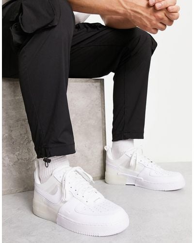 Nike Air Force 1 React Sneakers - Black