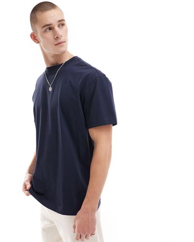 Weekday Camiseta extragrande - Azul