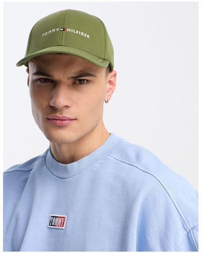 Tommy Hilfiger Flag Logo Established Cap - Blue