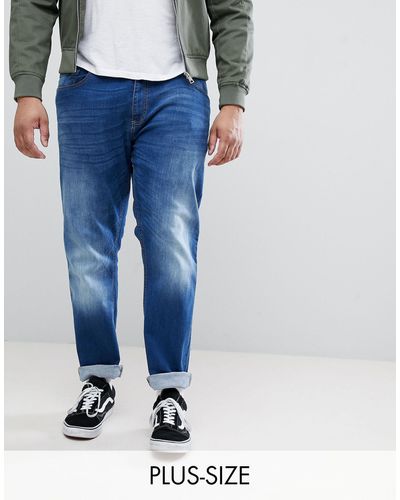 Duke King Size Tapered Fit Jeans - Blue