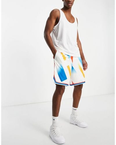 Nike Basketball Dna Graphic Print Shorts - Blue