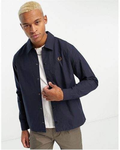 Fred Perry Overshirt - Blauw