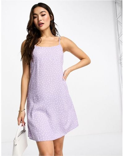 Monki Cami Mini Dress - Purple