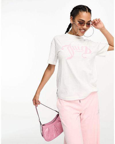 Juicy Couture Uniseks T-shirt - Roze