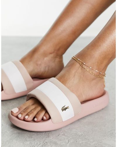 Lacoste Flat sandals for Women | Online Sale up to 50% off | Lyst