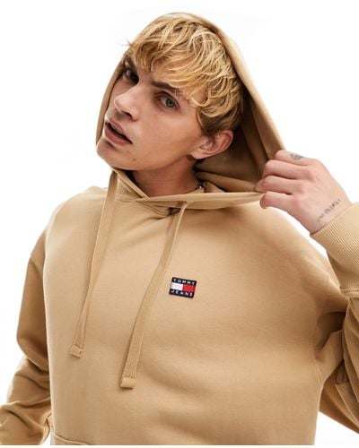 Tommy Hilfiger Relaxed Xs Badge Logo Hoodie - Brown