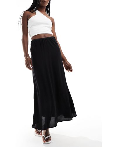 Vero Moda Elasticated Waist Band Maxi Skirt - Black