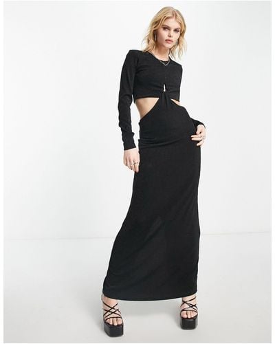 ONLY Maxi Cut Out Dress - Black
