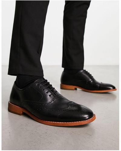 Office Meanest Brogues - Black