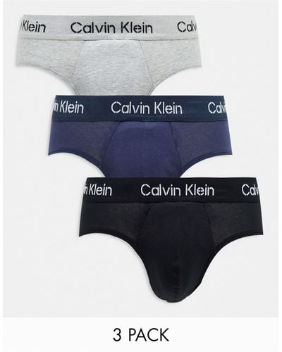 Calvin Klein 3-pack Briefs - Blue