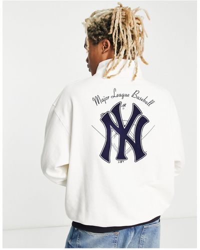 KTZ New York Yankees - Sweater Met Korte Rits - Wit