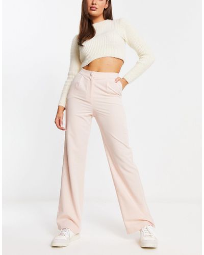 Miss Selfridge Pantalones dad color holgados - Neutro