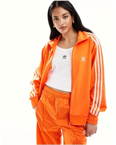 adidas Originals Adicolor Classics Loose Firebird Track Top - Orange