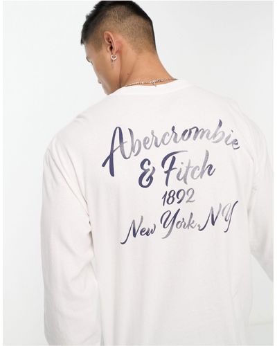 Abercrombie & Fitch Camiseta blanca - Blanco