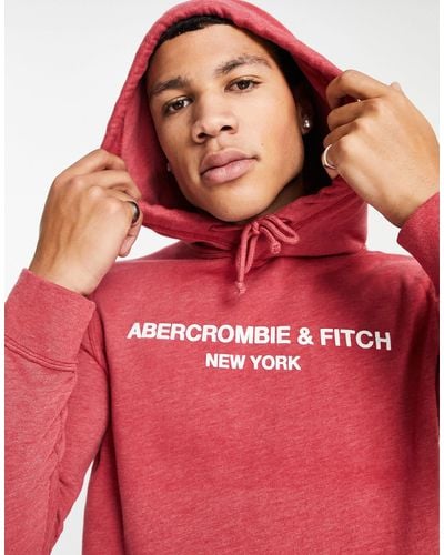 Abercrombie & Fitch Abercombie & Fitch Hoodie - Red