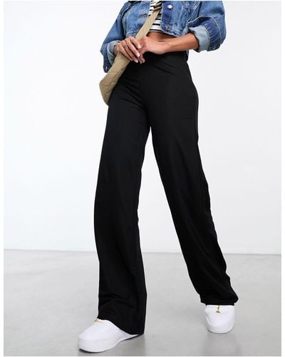 Mango Straight Leg Slouchy Tailored Trousers - Blue