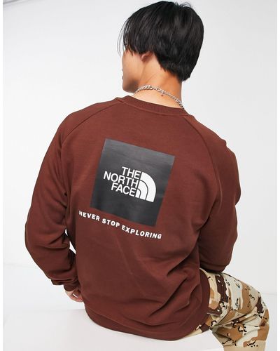 The North Face Raglan Redbox Sweatshirt - Brown