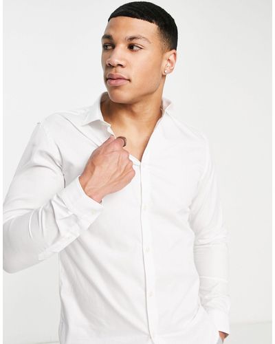 Jack & Jones Premium - Slim Fit Overhemd - Wit