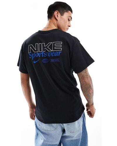 Nike Graphic Back Print T-shirt - Blue