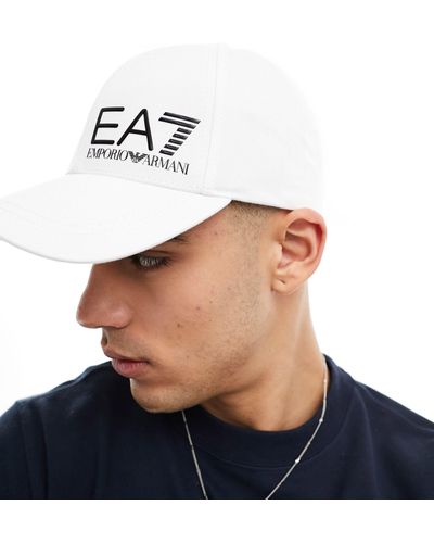 EA7 Armani - - cappellino con visiera /nero con logo - Blu