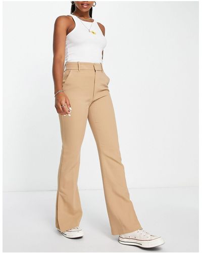 Abercrombie & Fitch Side Slit Pants - Brown
