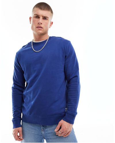 Only & Sons – oversize-sweatshirt - Blau