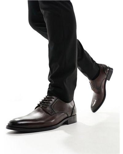 Schuh Zapatos derby marrones - Negro