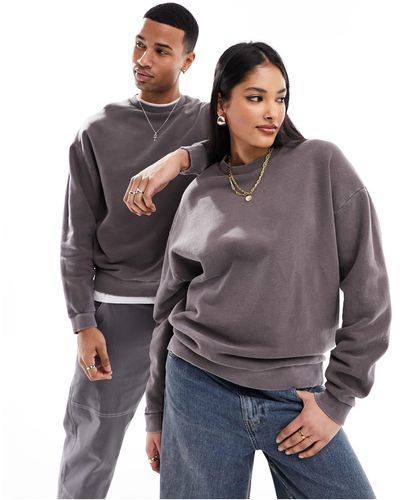 ASOS Unisex Oversized Sweatshirt - Grey