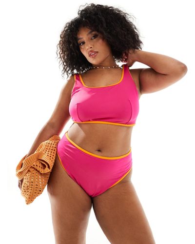 ASOS Asos design curve – bikinioberteil - Rot