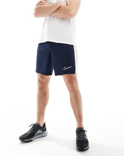 Nike Football Academy - short à empiècements en tissu dri-fit - marine - Noir