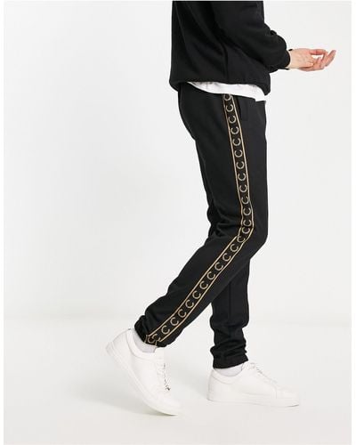 Fred Perry Taped Track Trousers - Black