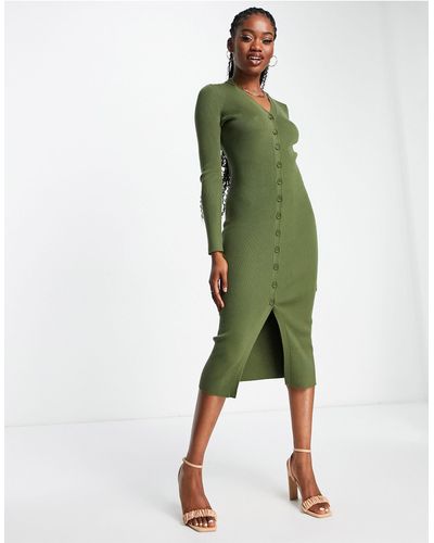 Nobody's Child Knitted Dress - Green